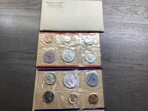 1963 PD Uncirculated US Silver Mint Set Complete 10 Coin Set in OGP 091125 52 - Picture 1 of 9