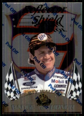 1999 Badge of Honor Reflector Shield /1350 #BH1 Rusty Wallace - Image 1 of 2