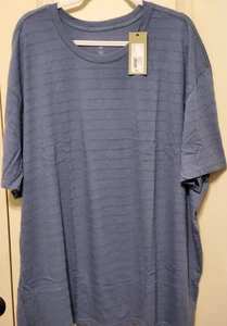 Goodfellow & Co Herren Kurzarm T-Shirt Blau Größe 4XL - NEU - MENGE VERFÜGBAR - Bild 1 von 6