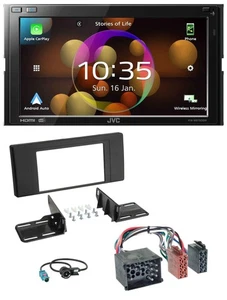 JVC DAB MP3 2DIN Bluetooth USB Autoradio für BMW X5 (E53 2000 2002) - Bild 1 von 10