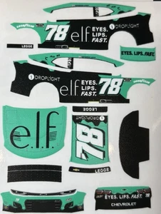 Custom 2025 Katherine Legge #78 elf 1/64 Scale NASCAR Peel & Stick Decals - Picture 1 of 1