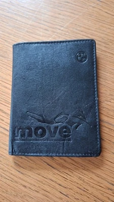 Dokumentenmäppchen BMW Motorrad "MOVE" - schwarz - gut erhalten - Bild 1 von 3