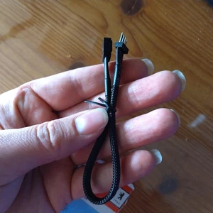 1von3 Computer Fan Lüfter Verlängerungs Kabel neu alt schwarz alter Stecker - Bild 1 von 4