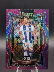2024-25 Panini Select La Liga Miguel De La Fuente Purple Mojo RC #12 - Picture 1 of 2