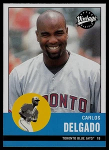 2001 Upper Deck Vintage #30 Carlos Delgado Toronto Blue Jays - Picture 1 of 2