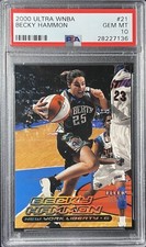 2000 Ultra WNBA #21 Becky Hammon RC Future HOF Rookie PSA 10 GEM MINT