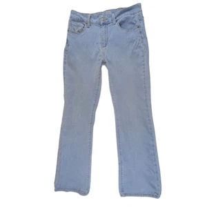 Pantalones de mezclilla No Boundaries 15 lavado claro tiro medio informales corte botín cómodos - Imagen 1 de 11