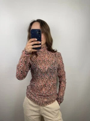 Blusa top de malla con estampado boho talla #5 MARC CAIN Foto 1 de 4