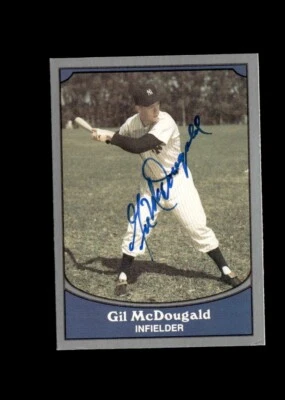 Gil McDougald 1990 Pacific Legends Yankees authentic autographed card - Image 1 of 2