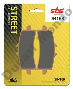 Pastillas de freno delanteras SBS Racing Sinter Aprilia Ducati Kawasaki 841RS Race Sinteried - Imagen 1 de 1