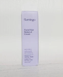 Flamingo Facial Hair Removal Cream Gentle Formula 1.35floz - Picture 1 of 4