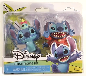 Disney Stitch Figure Set Stitch & Scrump and Alien Stitch 3" Figures Just Play - Picture 1 of 4