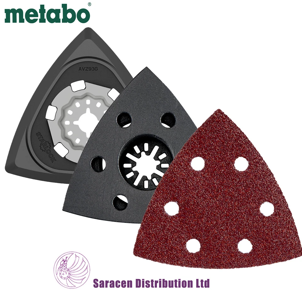 ALMOHADILLAS DE LIJADO DE GANCHO Y BUCLE METABO Y ALMOHADILLAS DE RESPALDO PARA MULTIHERRAMIENTAS, P40 - P320 Foto 1 de 1