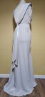 MONSOON silver embellished size 14 Wedding Party Cocktail Long Grey