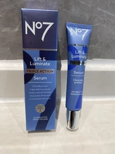 No7 Lift & Luminate Triple Action Anti-Aging Serum 30ml - Picture 1 of 2