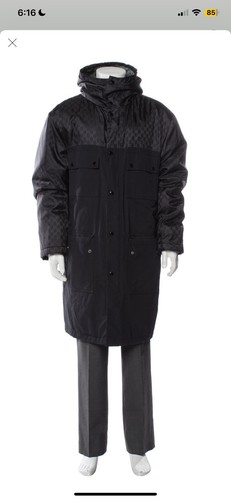 Giacca Gucci Nylon GG Monogram Tg 50 L 2018 Uomo Nero