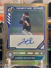 2023 Panini Donruss Jared Shuster Signature Series GOLD Foil Auto #/25 Rookie HP