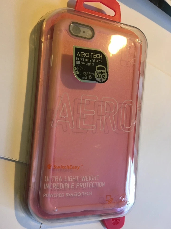 Funda iPhone 6 Plus, 6S Plus AERO con Protector de Pantalla Extra Rosa Bebé de SwitchEasy Foto 1 de 4