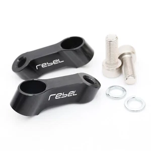 Extensores elevadores de espejo CNC de 10 mm para Honda Rebel 250 CMX250C 2007-2016 13 14 15 - Imagen 1 de 6