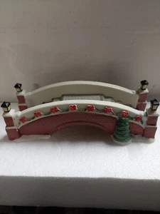 Vintage Hearthside Village Weihnachten Porzellan Brücke. 1 vorhanden - Bild 1 von 6