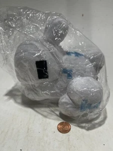 MOJANG 2014 White Blue Bunny Rabbit Plush Fleece Plush 5" Inches - Picture 1 of 3