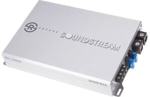 SOUNDSTREAM RS1.5000D 5000 Watt Mono Car Stereo Amplifier Monoblock Class-D Amp