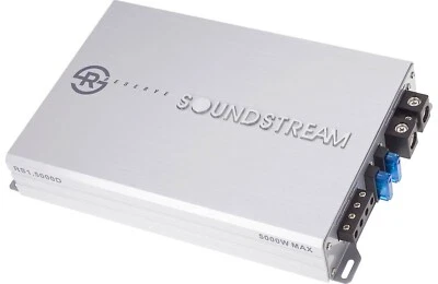 SOUNDSTREAM RS1.5000D 5000 瓦单声道汽车立体声放大器单锁 D 级放大器 — 第 1/4 张图片