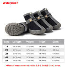 Walking Convenient Pet Boots Winter Waterproof Reflective Warm Dog Shoes Booties