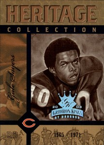 2003 Donruss Gridiron Kings Football Heritage Collection #HC-10 Gale Sayers