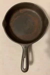 Skillet vintage senza marchio Wagner #3 Skillet - 6,5"" necessita di TLC - Foto 1 di 3