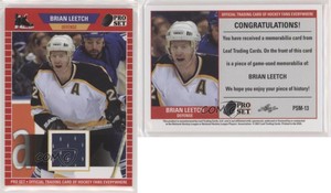 2021-22 Leaf Pro Set Blaster Memorabilia Red Brian Leetch #PSM-13 HOF