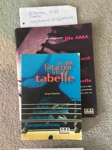 Gitarren Griff -Tabelle, Keyboard-Griff-Tabelle - Bild 1 von 1
