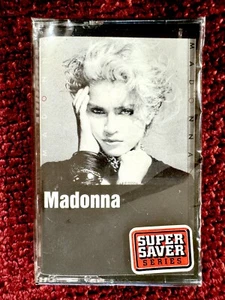 MADONNA SEALED FIRST ALBUM CASSETTE TAPE 1982 PROMO PRICE SAVER PRICE PRICE TAG - Picture 1 of 11