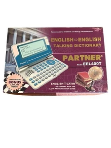 Ectaco Partner Model EEL400T English To English Talking Dictionary & Organizer - Picture 1 of 8
