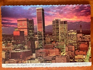 Downtown Los Angeles A Sparkling Jewel Continental Postkarte PC10 - Bild 1 von 2