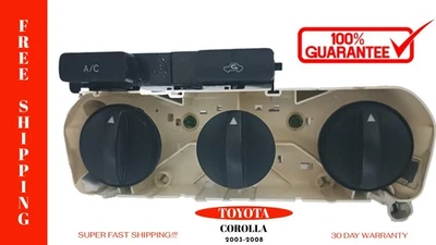 2003-2008 Toyota Corolla A/C Heater Temperature Climate Control Module AC - Image 1 of 4
