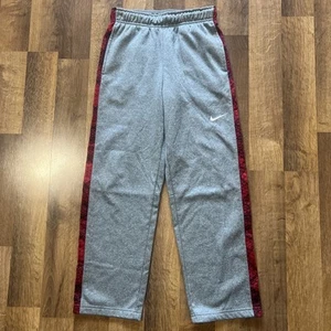 Nike Dri Fit Athletic Sweatpants Joggers Grey Boys Youth  Size Large - Picture 1 of 10