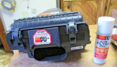 Filtro de aire Ford Triton 2004-08 motor 5.4 3V con filtro K&N Foto 1 de 4