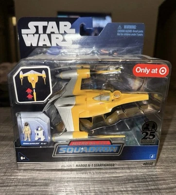 Anakin’s Naboo N-1 Starfighter Star Wars Micro Galaxy Squadron Target ¡Exclusivo! Foto 1 de 2