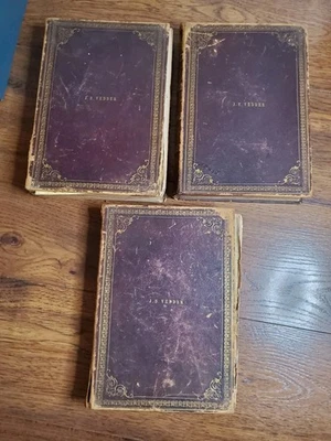 3 Antique Books Classic The Works of William Shakespeare J.D. Vedder  Foto 1 de 4