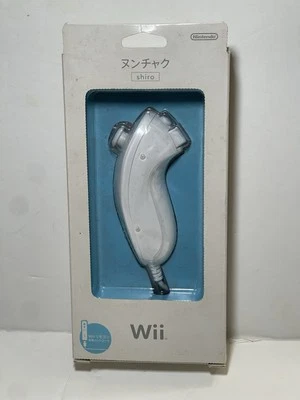 Nintendo Wii Nunchuck Shiro White Japan Version New - Image 1 of 4