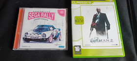 Dreamcast Sega Rally Championship  Japanese Version   + XBOX Hitman 2 Complete.