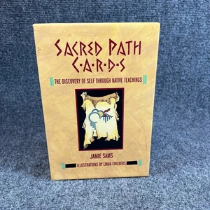 Vintage Sacred Path Cards by Jamie Sams 44 Cards + Book Native American Spiritua - Bild 1 von 21