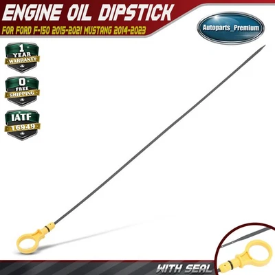 Engine Oil Level Dipstick for Ford F-150 2015-2021 Mustang 2014-2023 FL3Z6750D - Image 1 of 4