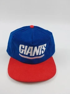 Vintage Corduroy New York Giants Starline Snapback Hat - Picture 1 of 8
