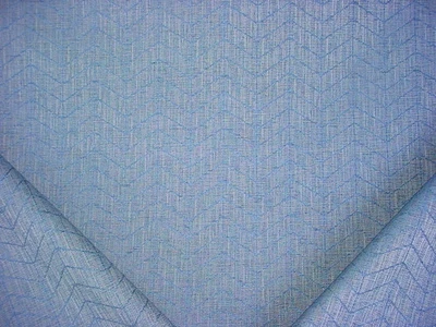 3-1/4Y VANGUARD 550782 HAYES SKY HERRINGBONE BLUE DRAPERY UPHOLSTERY FABRIC - Image 1 of 3