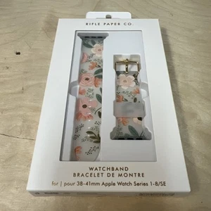 Bracelet Apple Watch Case-Mate Rifle Paper Co 38/40/41 mm - fleurs sauvages - Photo 1 sur 4