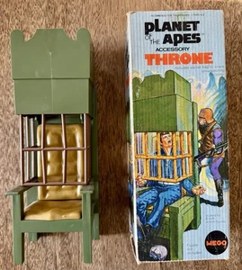 Vtg 1970s Mego PLANET OF THE APES Accessory THRONE w/ Box - Picture 1 of 13