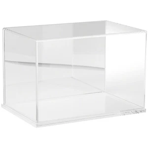 Plymor Clear Acrylic Case w/ Clear Base (Mirror Back), 12" W x 8" D x 8" H - Picture 1 of 1