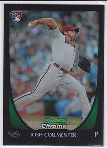 Tarjeta de novato Josh Collmenter Arizona Diamondbacks 2011 Bowman Draft Refractor - Imagen 1 de 1